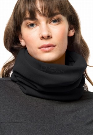 Écharpe Jack Wolfskin Real Stuff Loop Femme Noir | 61546155
