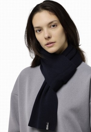Écharpe Jack Wolfskin Rib Femme Bleu Marine | 47167448